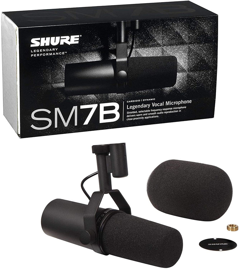 Load image into gallery viewer, SHURE / SM7B / Dynamic cardioid studio microphone for vocals with switchable response curve.
