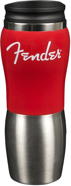 FENDER / 910-2000-606 / Travel Coffee Mug, Red
