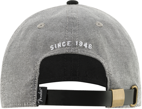 Chargez l&#39;image dans la visionneuse de la galerie, Casquette Grise et Noir avec Logo Fender
