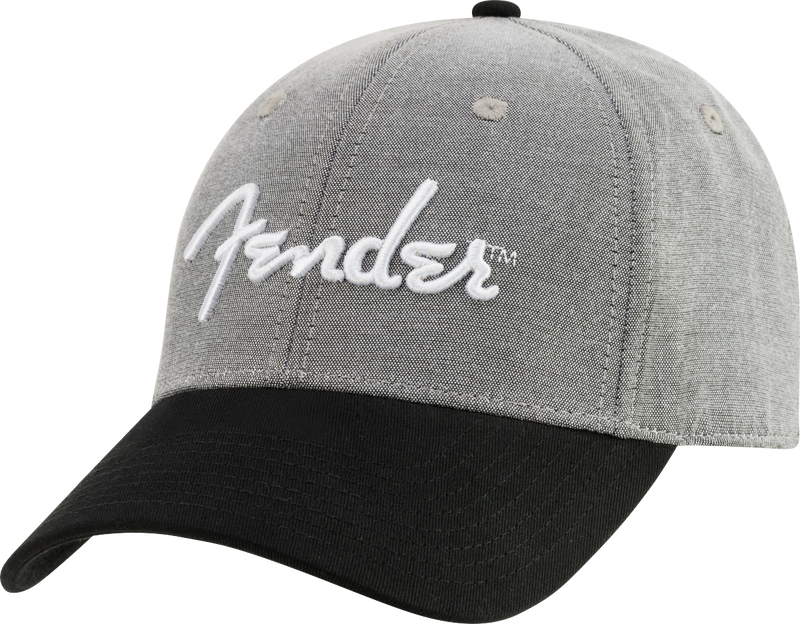 Chargez l&#39;image dans la visionneuse de la galerie, Casquette Grise et Noir avec Logo Fender
