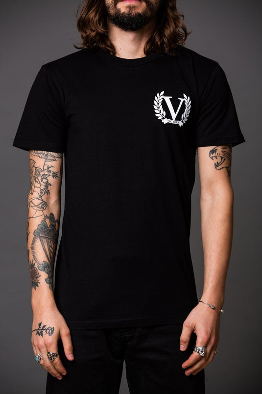 VICTORY / “The Jack” Family Logo T-shirt, black, large