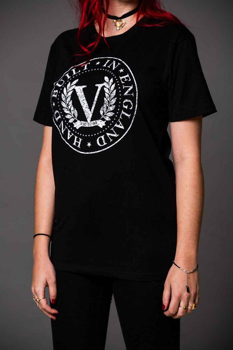 VICTORY / Victory logo t-shirt, black, large