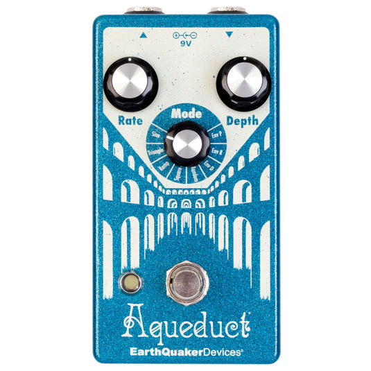 EarthQuaker Devices / Aqueduct® / Vibrato Effects Pedal, 8 Modulation Modes, Analog/Digital Hybrid.