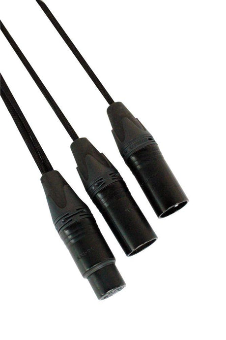 Y-Adapter (1x) XLR female / (2x) XLR male