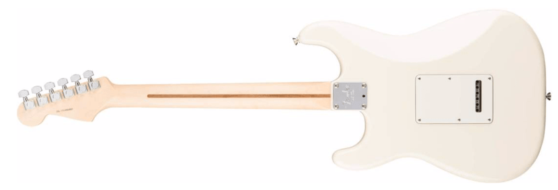 Chargez l&#39;image dans la visionneuse de la galerie, Guitare électrique, &quot;American Professional Stratocaster&quot;, bois de rose, Blanc Olympique avec case
