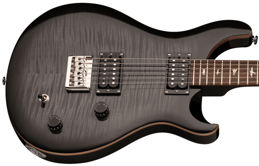 PRS/277CA, SE Series Baritone-Charcoal Burst Electric Guitar with Soft Case