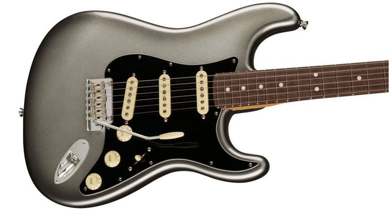 Load image into gallery viewer, Electric guitar, &#39;American Professional II Stratocaster&#39;, rosewood fingerboard, &#39;Mercury&#39; with hard case
