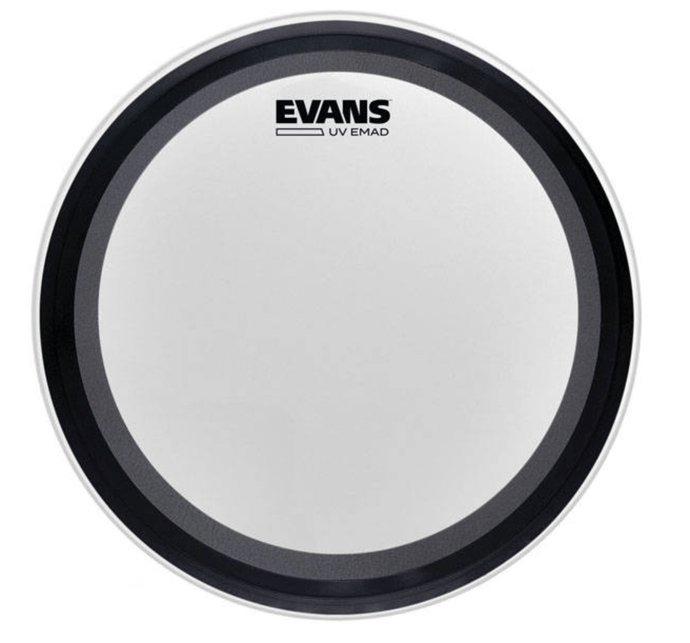 EVANS / BD22EMADUV / head bass drum 22'' UV series EMAD, 1 ply coated