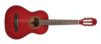 Guitare classique 1/2- rouge transparent