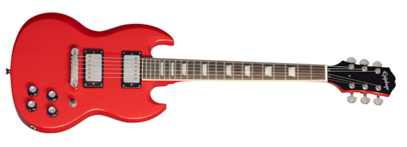 Load image into gallery viewer, ELECTRIC guitar, &quot;Power Players SG, Lava Red&quot; without case
