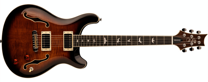 PRS/105536:BG/H2ECBBG,SE Hollowbody II,Hollowbody Electric Guitar- Black Gold Burst