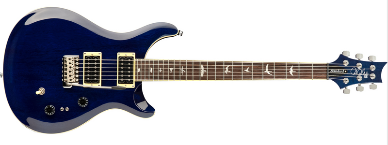 Load image into gallery viewer, PRS/109645::TB:/ST48TB - SE Standard 24-8 - Translucent Blue with Soft Case
