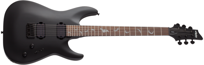 SCHECTER / 2470-SHC / Damien-6 electric guitar - Satin Black (no case) 