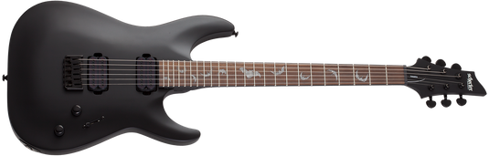 SCHECTER / 2470-SHC / Damien-6 electric guitar - Satin Black (no case) 