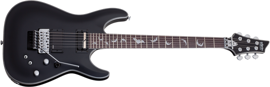 SCHECTER / 1189-SHC / Damien Platinum 6 Floyd Rose Electric Guitar - Satin Black