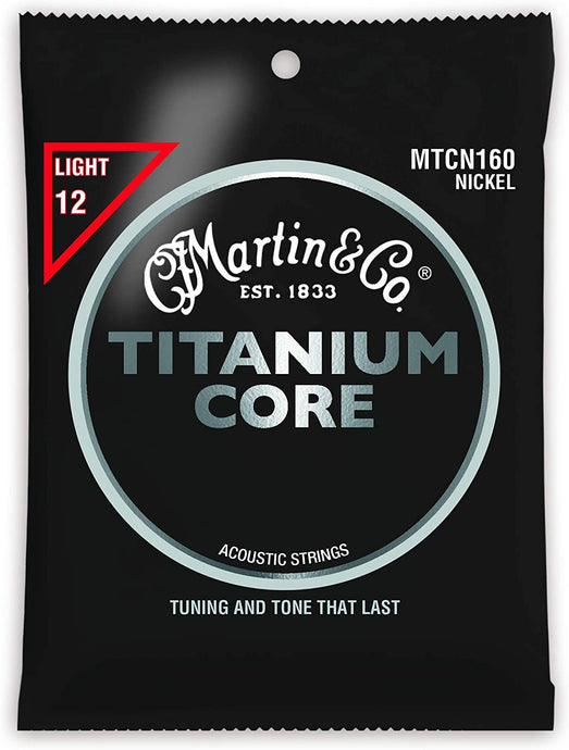 Titanium Core Acoustic Guitar Strings 12-55