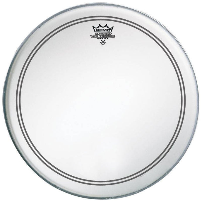 Powerstroke 3 Coated bass drum head with Patch - 20 inches