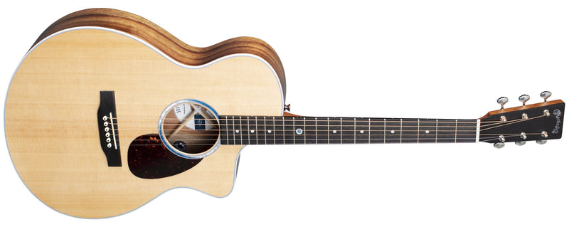 Load image into gallery viewer, natural finish electro-acoustic guitar
