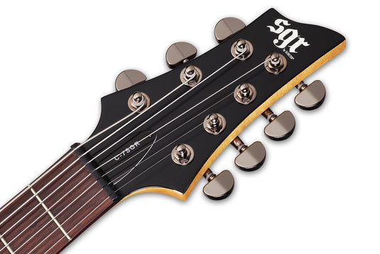 Guitare électrique 7cordes model C7 SGR, fini ‘’midnight satin’’ avec étui