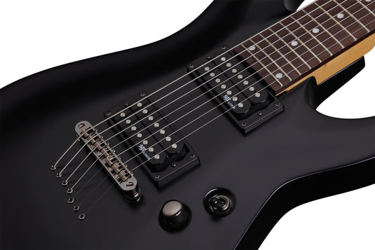 Guitare électrique 7cordes model C7 SGR, fini ‘’midnight satin’’ avec étui