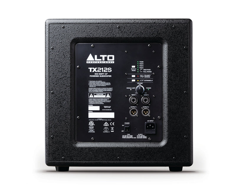 Load image into gallery viewer, ALTO / TX212SXUS / 12-INCH 900-WATT POWERED SUBWOOFER
