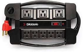 Load image into gallery viewer, Multi-outlet A/C power strip (6x) with circuit breaker and 6&#39; cable 
