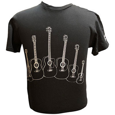 CF MARTIN & CO / 18CM0142S / Martin guitar T-Shirt, Small Black