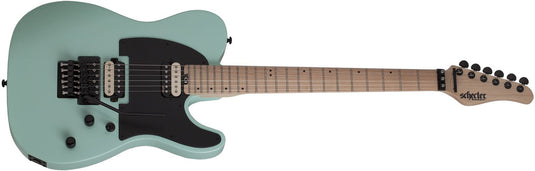 SCHECTER / 1273-SHC / Electric Guitar, “Sun Valley Super Shredder” model, 22X-Jumbo frets and Special Floyd Rose Nut – Sea Foam Green