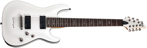 SCHECTER / 3248-SHC / Demon-7, 7-string electric guitar - Vintage White