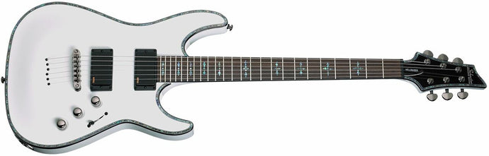 SCHECTER / 1808-SHC / Hellraiser C-1 - White Solid Body Electric Guitar with Mahogany Body