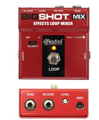 "BIGSHOT MIX" effects loop switcher pedal