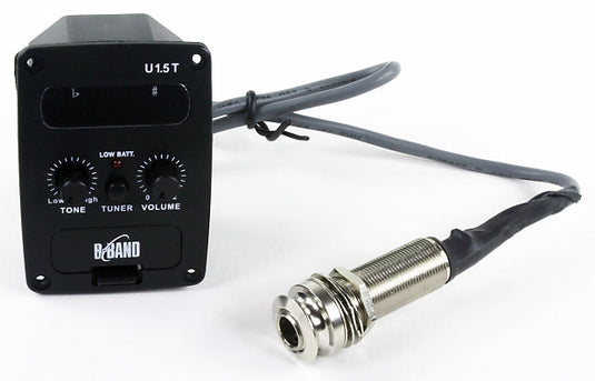 B.BAND / U1.5T / pre-amp set with controls and transducer for ukulele