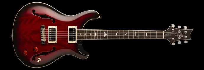 PRS / 105534:FR / HBECB, SE Hollowbody Standard ,Hollowbody Electric Guitar- Fire Red Burst with Hard Case