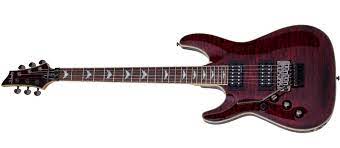 Left-handed electric guitar Omen Extreme-FR-Cherry Black, no case