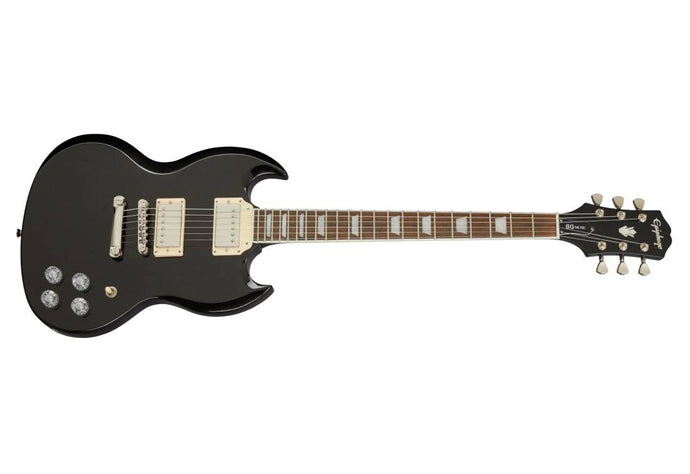 Electric guitar. SG Muse Jet Black Metallic