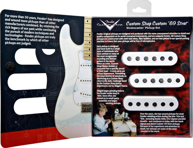 Load image into gallery viewer, Ensemble de 3 pickups Stratocaster Custom Shop &#39;69
