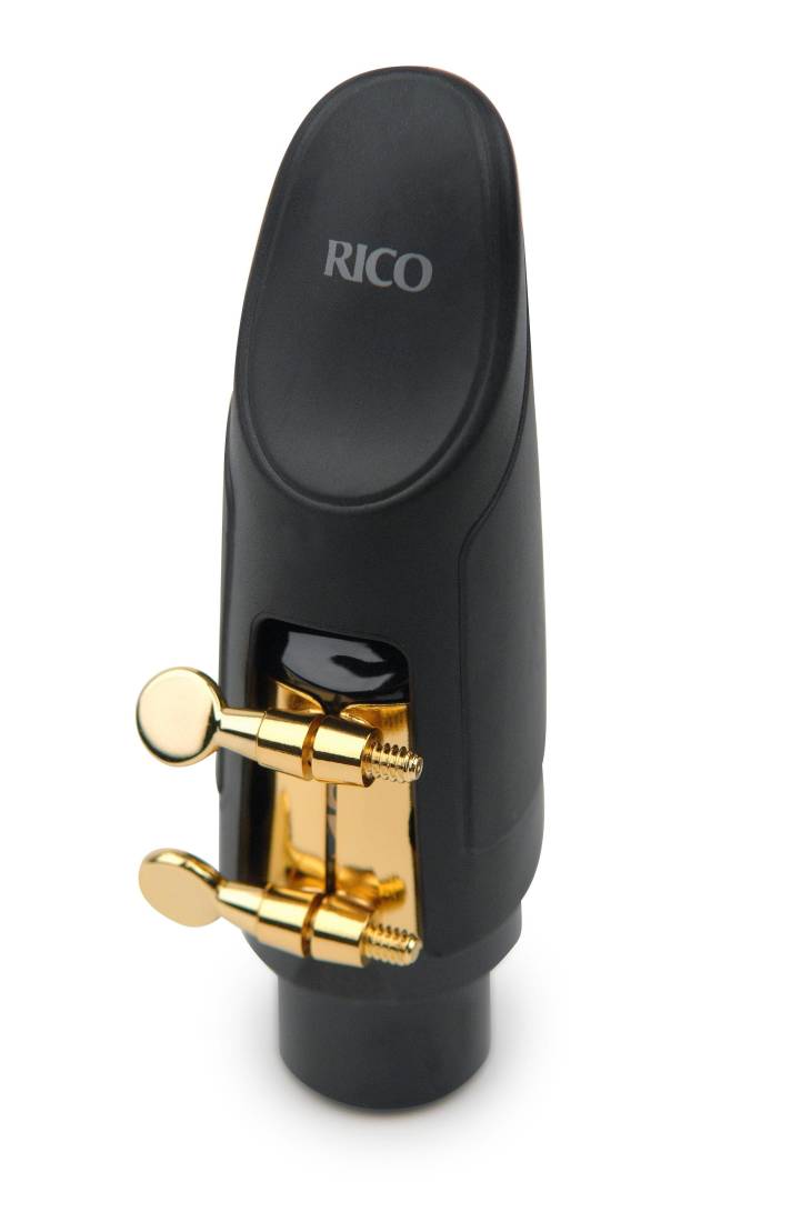 Load image into gallery viewer, H ligature and cap for alto saxophone - Gold plated
