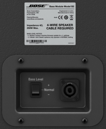 L1® model 1S system with B2 bass module