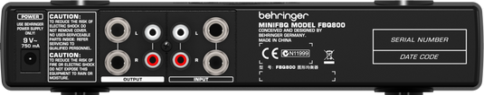 Ultra-compact 9-band graphic equalizer with FBQ