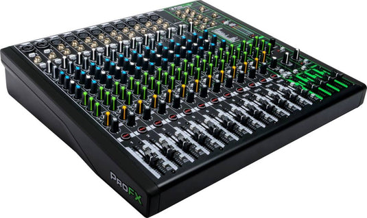 Console de mixage avec effets 16 canaux 4 bus professionnel avec USB