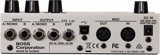 BOSS / DD-500 / Digital Delay Pedal – Drummond Musique BOSS / DD-500 / Digital Delay Pedal – Drummond Musique