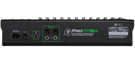 ProFX16v3 Professional 16-Channel 4-Bus Effects Mixer with USB