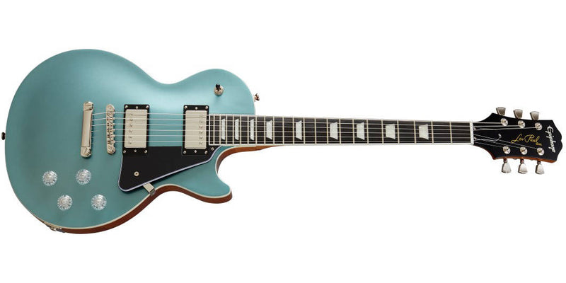 Chargez l&#39;image dans la visionneuse de la galerie, Guitare électrique, Epiphone Les Paul Modern - Faded Pelham Blue
