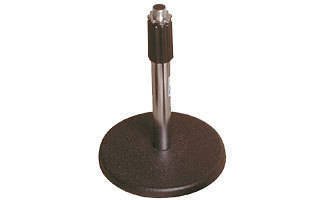 YORKVILLE / MS-105B (BLACK) / round base table stand for microphone, black finish