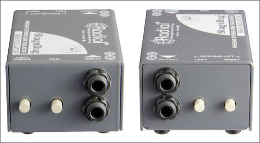 Boîte directe passive "StageBug 6" isolateur d'audio stéréo