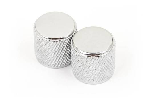 FENDER / 099-1366-000 / Telecaster and Precision Bass Knobs - Knurled Chrome (Set of 2)