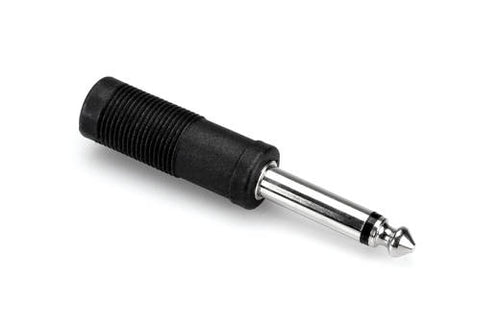 Adapter, 1/4 inch TRS to 1/4 inch TS