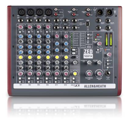 ZED-10FX - 10-channel concert/studio mixer with USB and FX