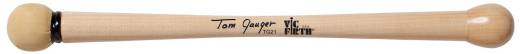 Tom Gauger Bass Drum Mallet - Chamois/Wood