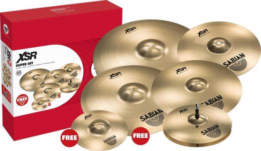 XSR Super cymbal set 14/16/20/14 with 10'' splash and 18